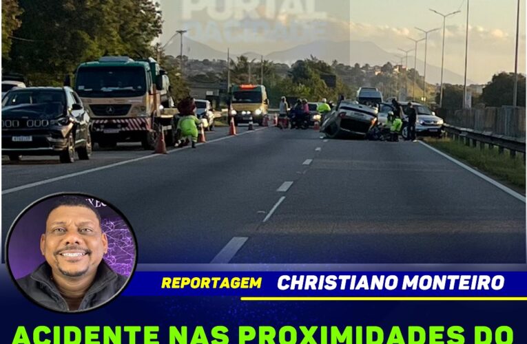 🚨 ACIDENTE GRAVE COM CAPOTAMENTO COMPLICA O TRÂNSITO NA NITERÓI-MANILHA, PRÓXIMO AO SHOPPING SÃO GONÇALO