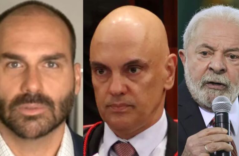 Eduardo Bolsonaro chama Moraes de ‘psicopata’ e dispara contra Lula: ‘só fala bobagem’